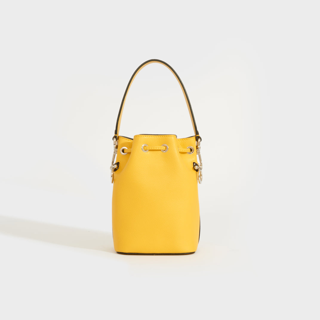 Mon Trésor Mini Bucket Bag in Yellow