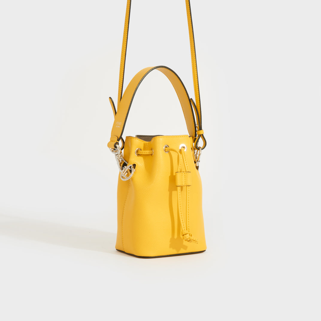 Mon Trésor Mini Bucket Bag in Yellow