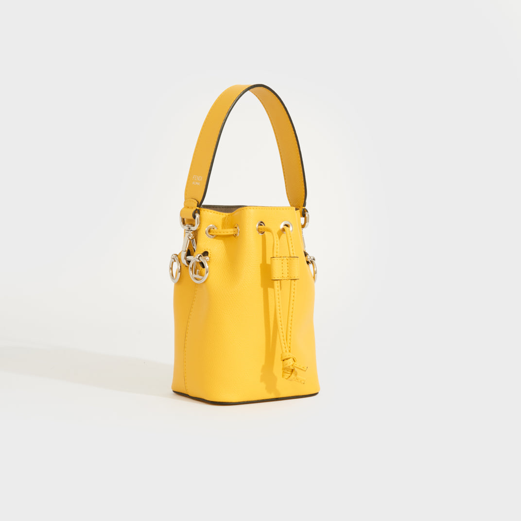 Mon Trésor Mini Bucket Bag in Yellow