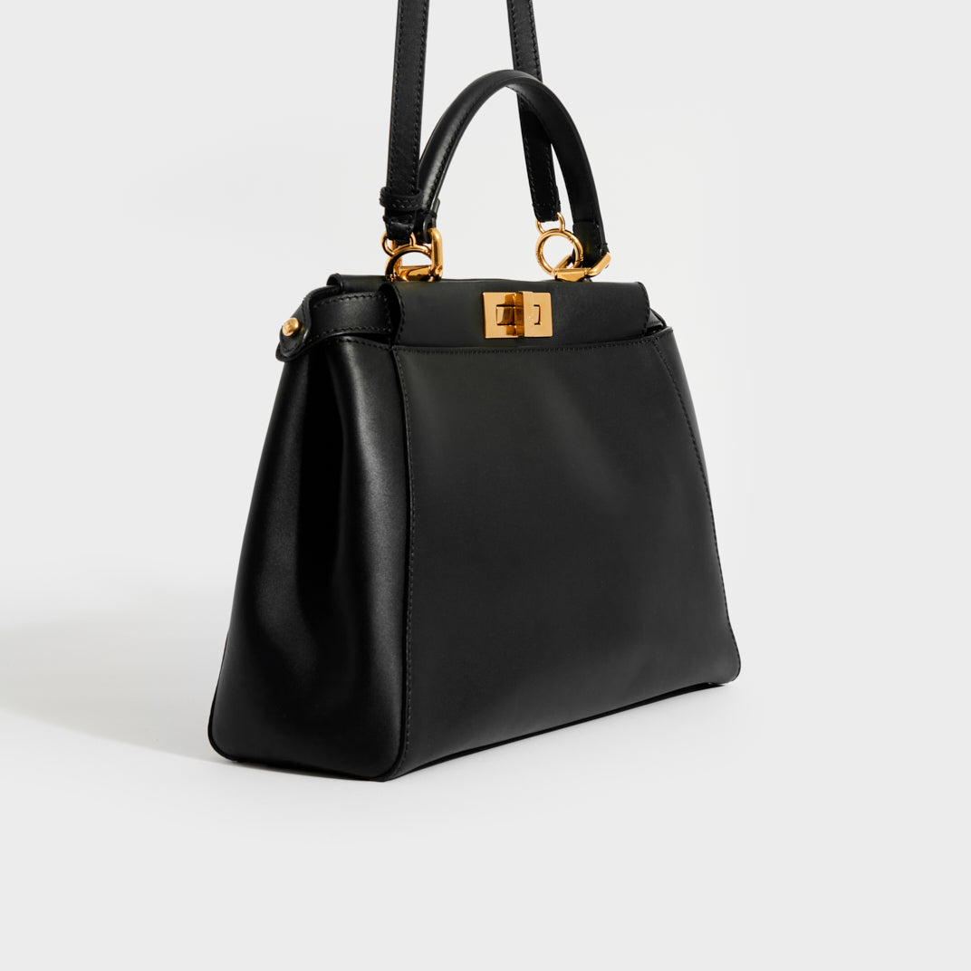 FENDI Peekaboo Handbag Black