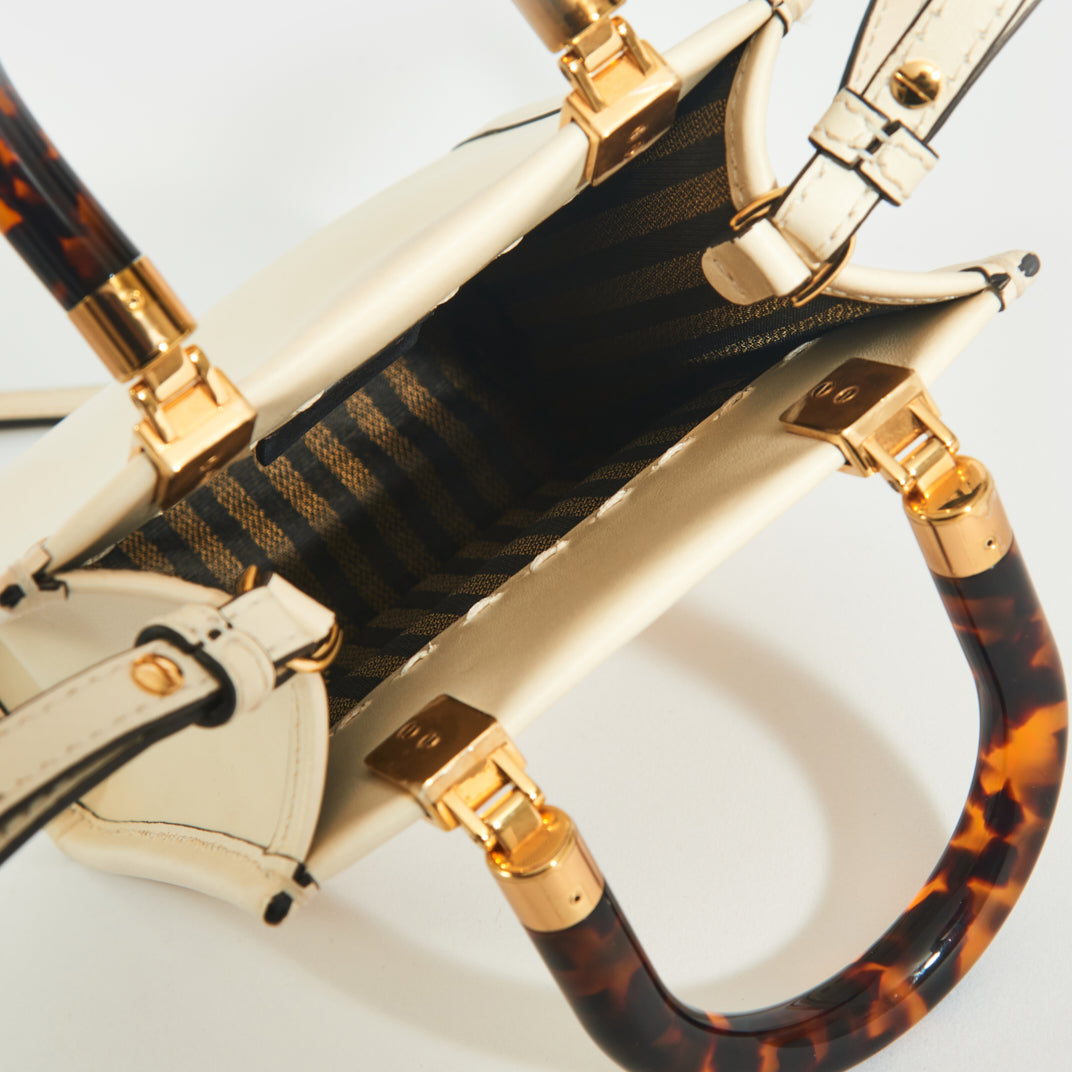 Sunshine Mini Shopper Bag in Ivory