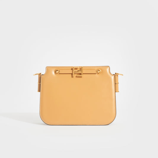 Touch Leather Bag in Beige