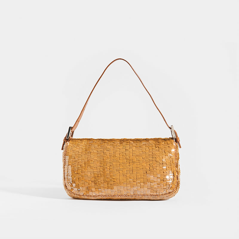 Vintage Fendi Gold Lace Baguette Bag – Treasures of NYC