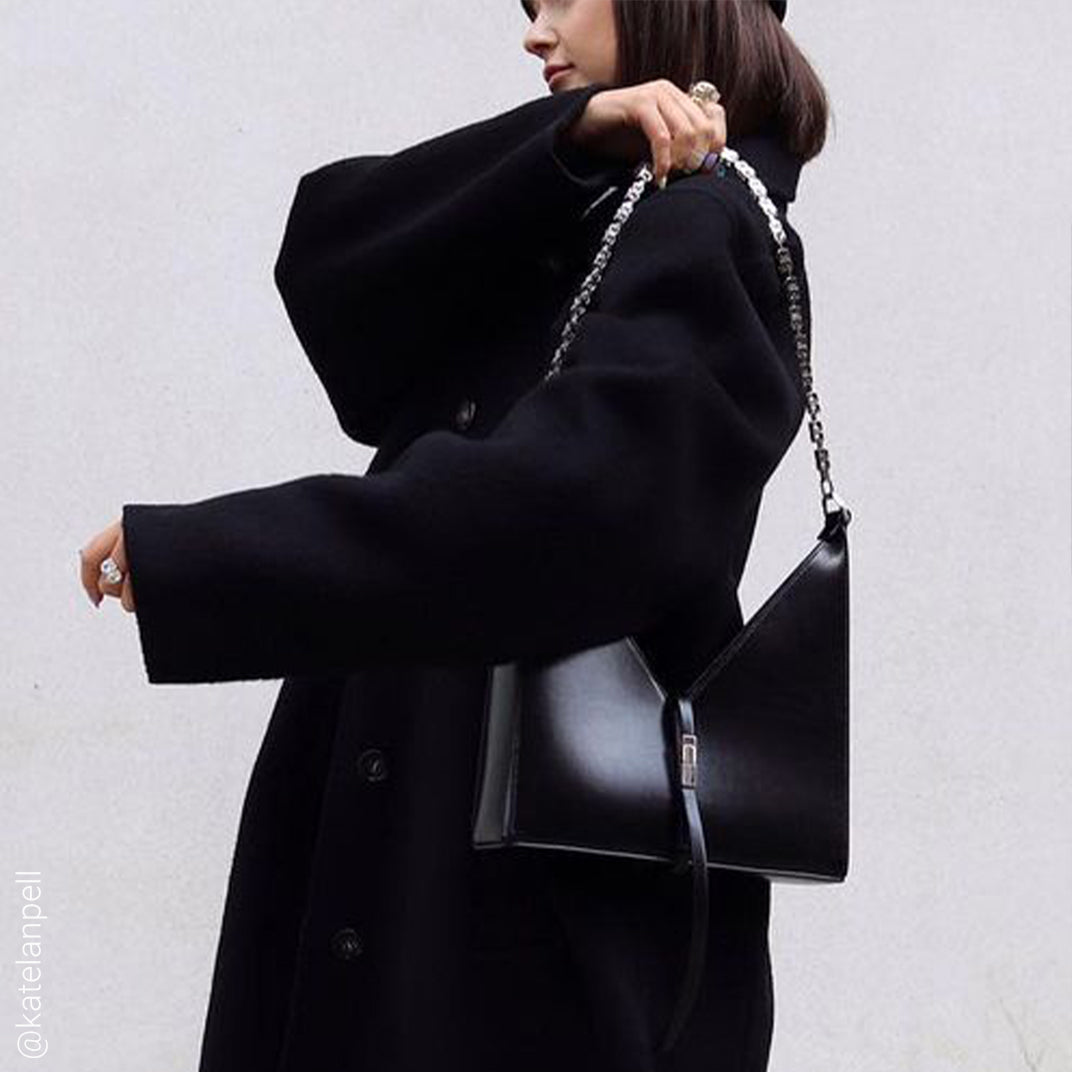 Small Cut Out Bag with Chain