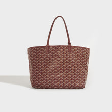 Load image into Gallery viewer, GOYARD Saint Louis PM Canvas and Leather-Trim Tote in Bordeaux