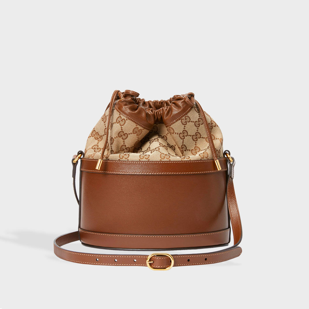 Horsebit bucket store bag