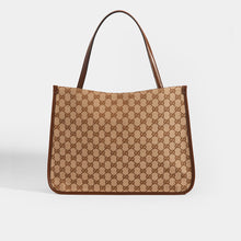 Load image into Gallery viewer, GUCCI 1955 Horsebit Tote Bag in Brown GG Supreme Canvas