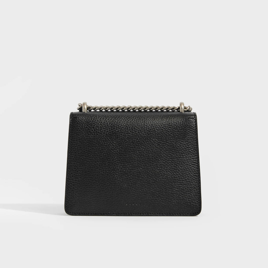 Dionysus Black Leather Mini Bag