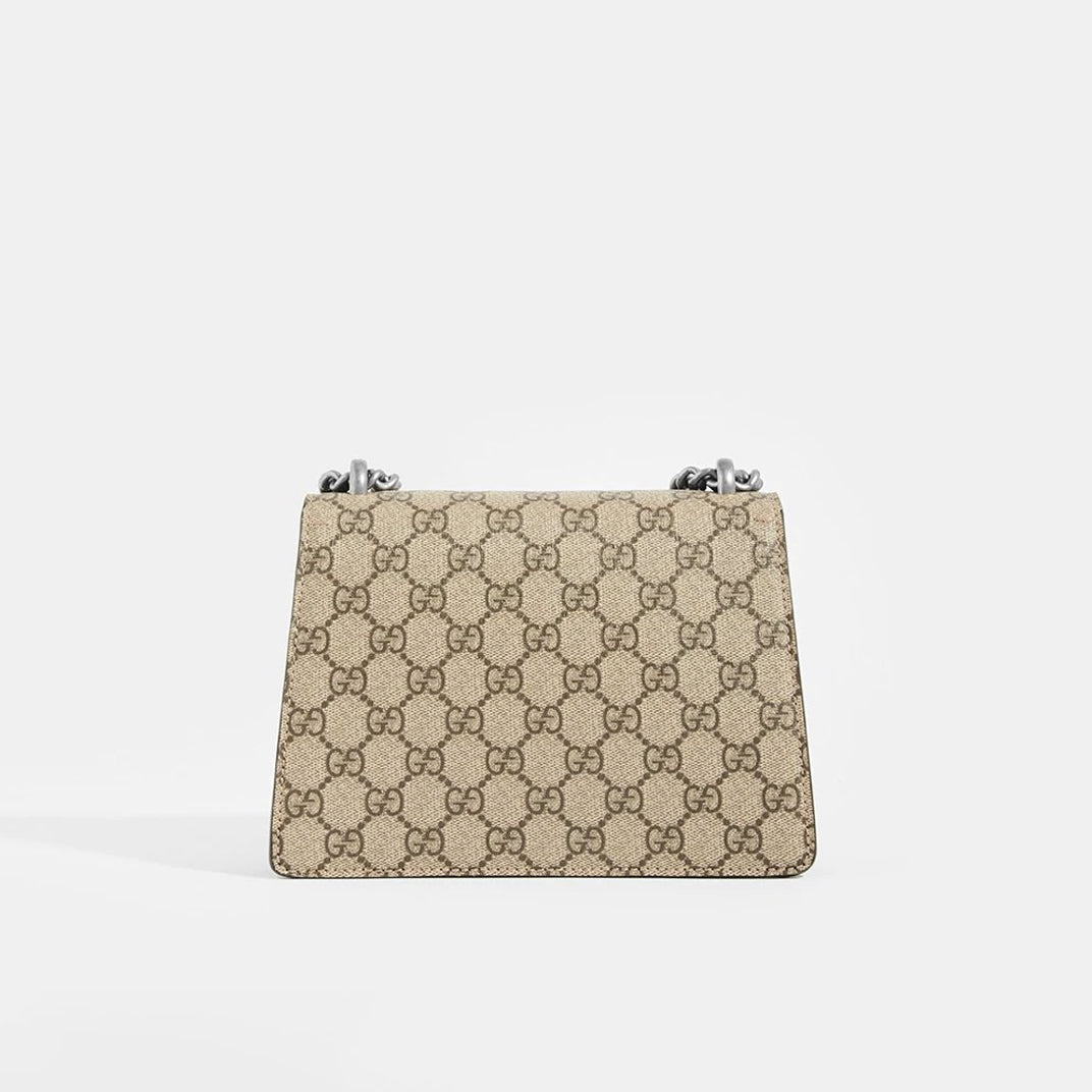 GUCCI Dionysus GG Supreme Canvas Mini Bag in Black COCOON