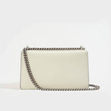 Load image into Gallery viewer, Rear of the GUCCI Dionysus Small Shoulder Bag in White