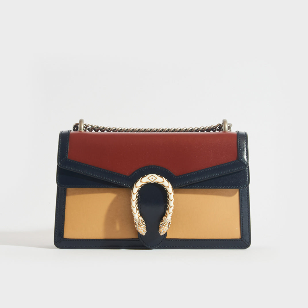Dionysus Small Shoulder Bag in Brick and Sand