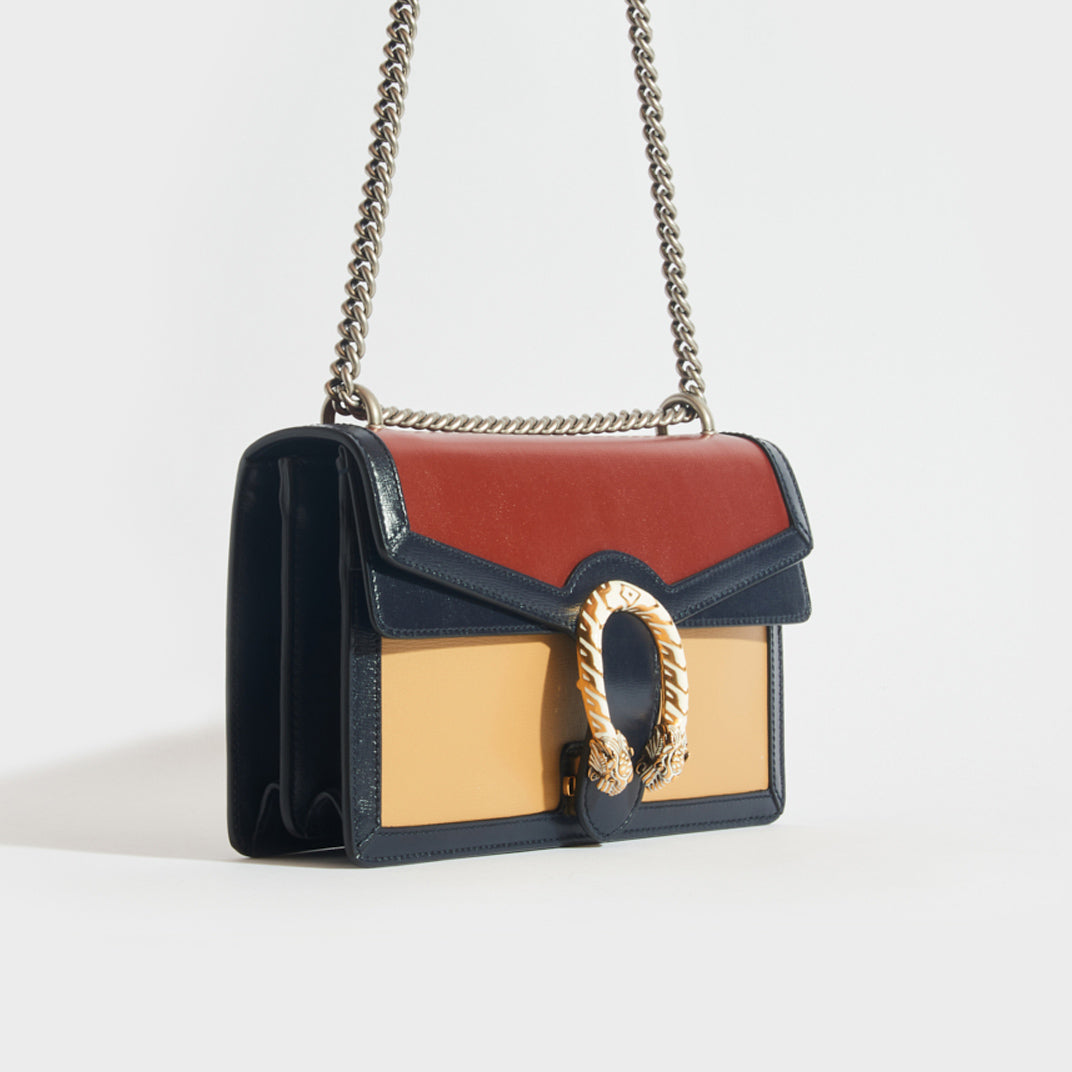 Dionysus Small Shoulder Bag in Brick and Sand