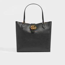 Load image into Gallery viewer, GUCCI Medium Tote with Double G in Black Leather