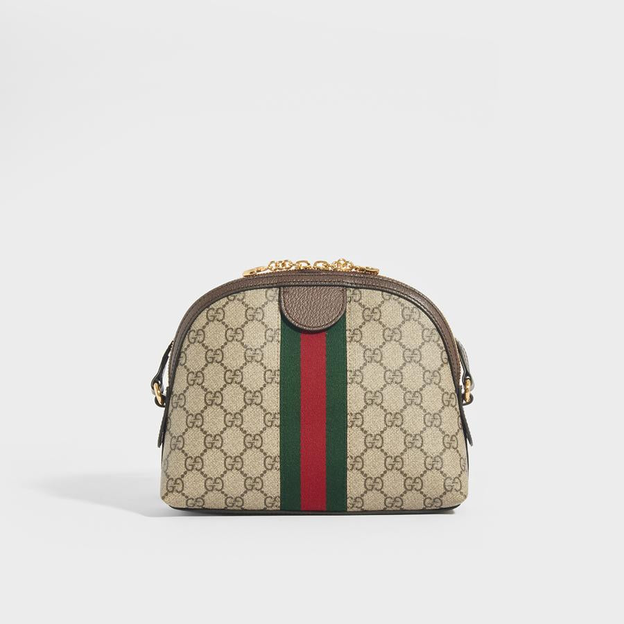 Ophidia Small Canvas Messenger Bag in Brown - Gucci