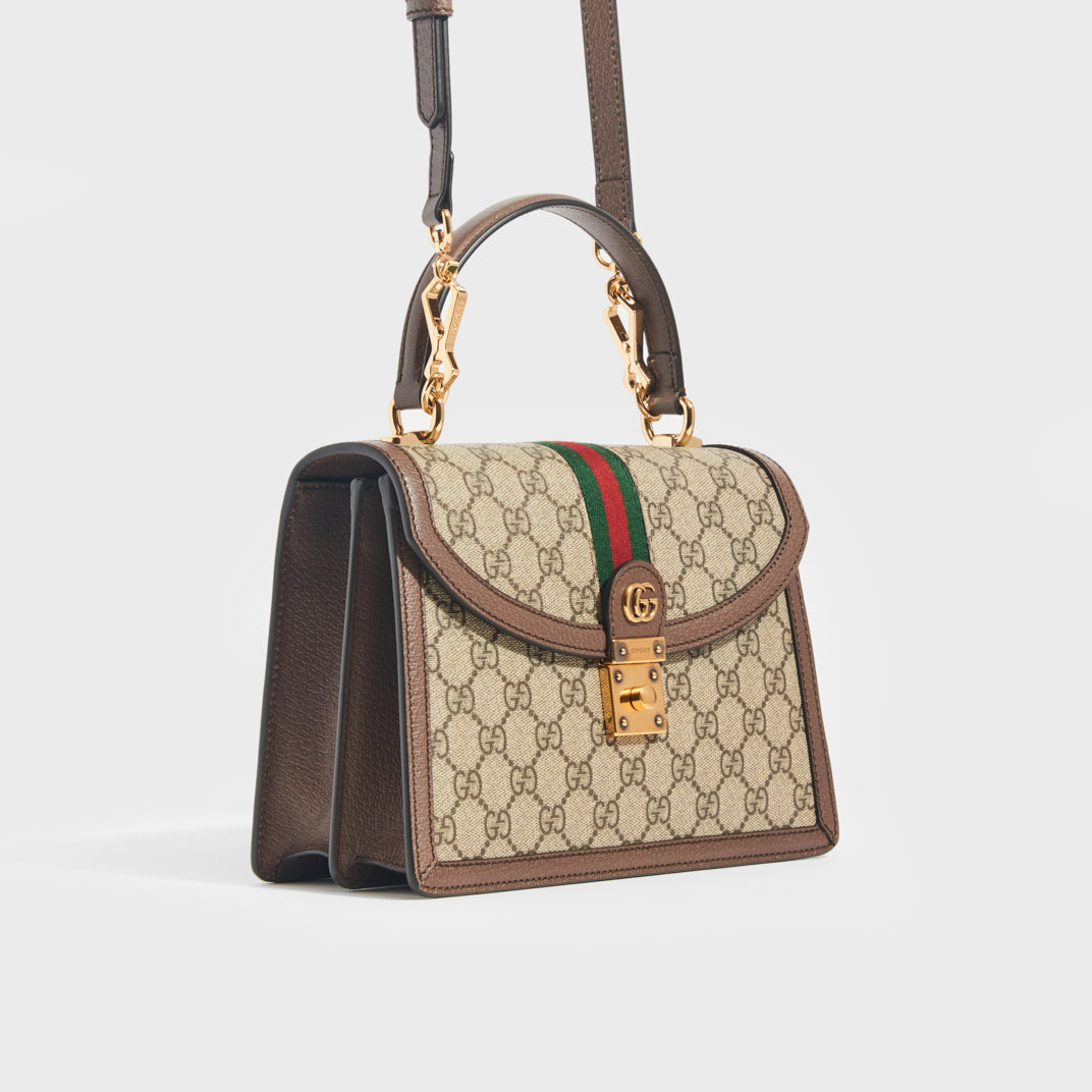 GUCCI Ophidia Small Top Handle Bag COCOON
