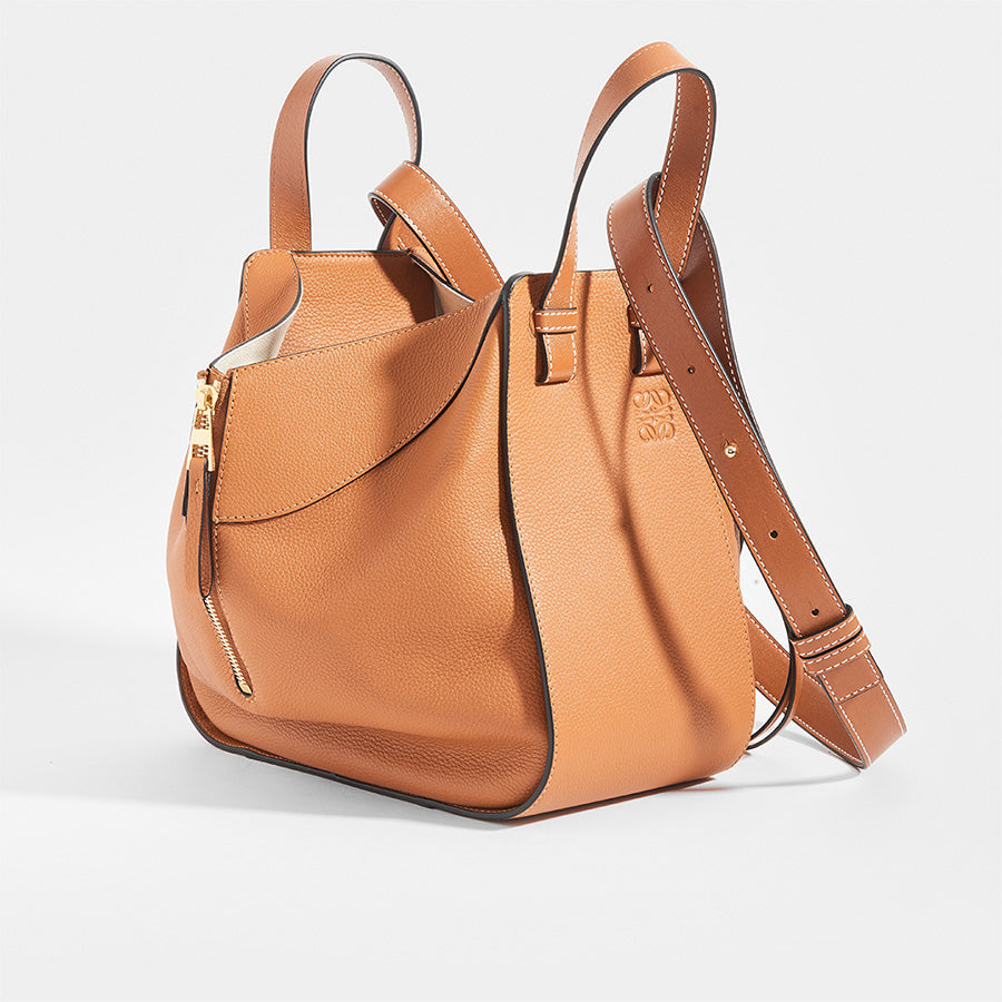 LOEWE Hammock Small Tote in Tan COCOON