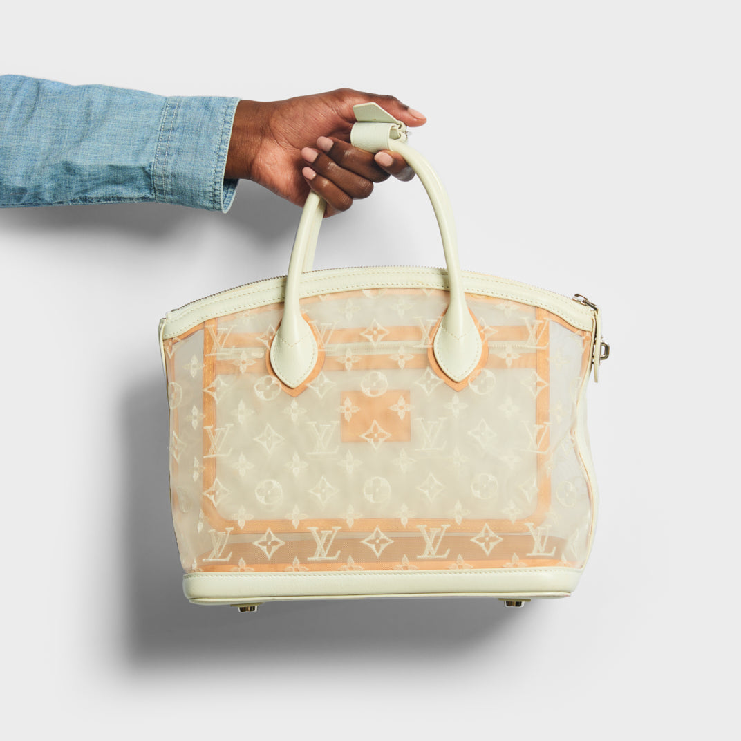 Louis Vuitton Limited Edition Shine Monogram Lockit PM Tote