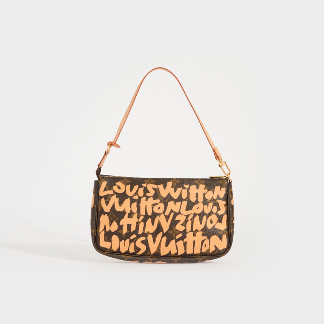 Louis Vuitton Monogram Graffiti Pochette Accessories Kaki