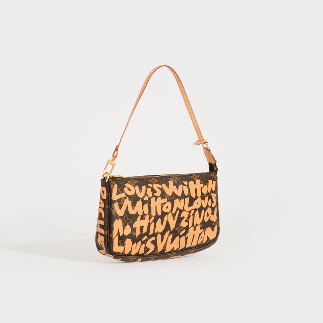 LOUIS VUITTON Monogram Graffiti Pochette Accessoires