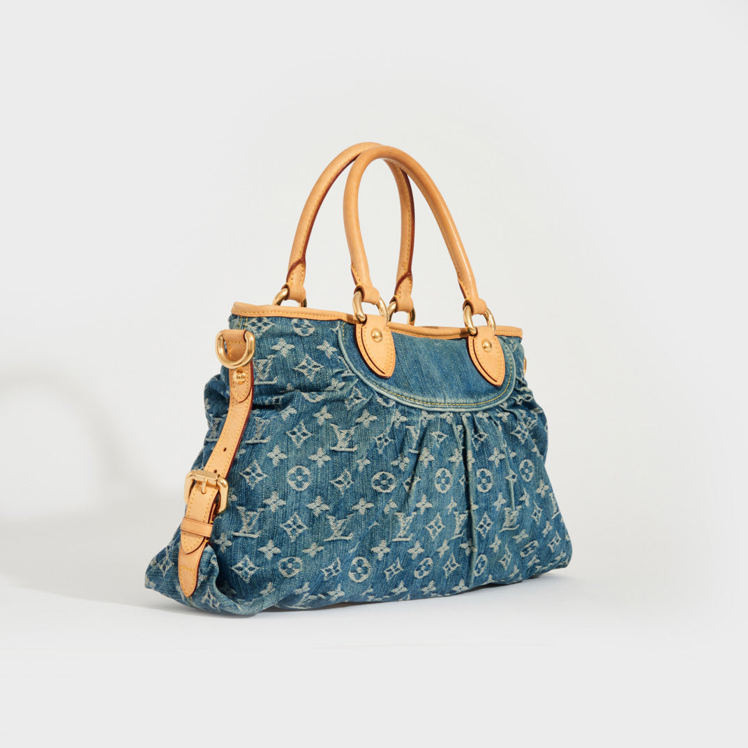 Louis Vuitton, Bags, Louis Vuitton Monogram Denim Celebrity Neo Cabby Mm