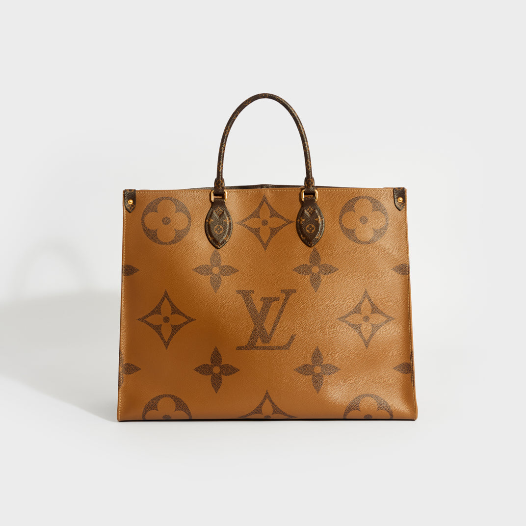 Onthego leather tote Louis Vuitton Brown in Leather - 25250993