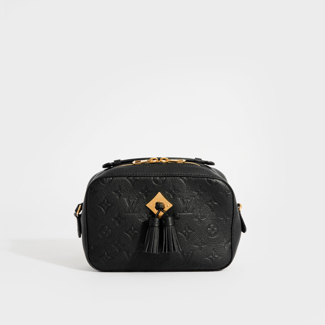 Louis Vuitton - Authenticated Saintonge Handbag - Leather Black for Women, Very Good Condition