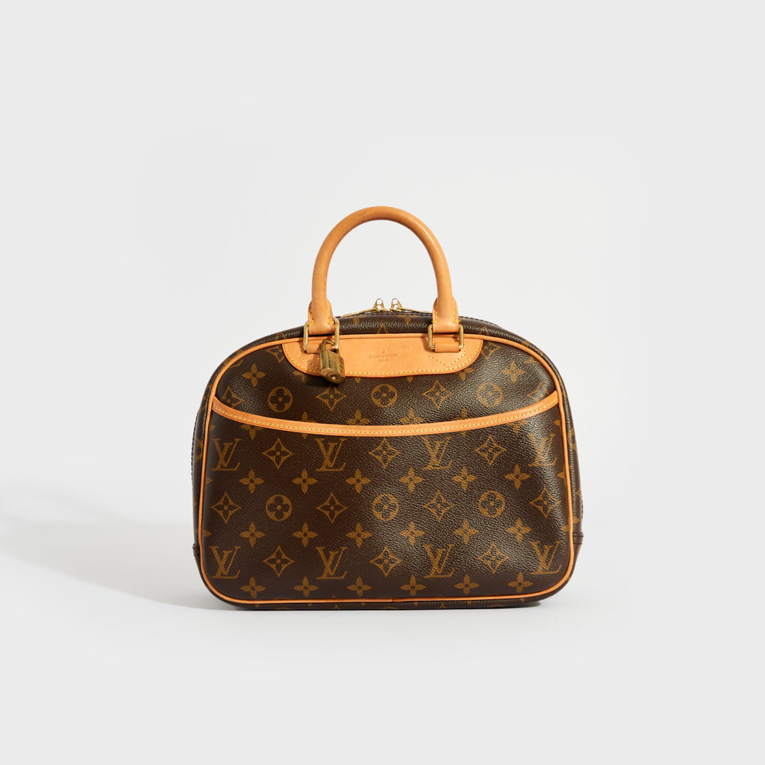 Trouville cloth handbag Louis Vuitton Brown in Cloth - 28477428