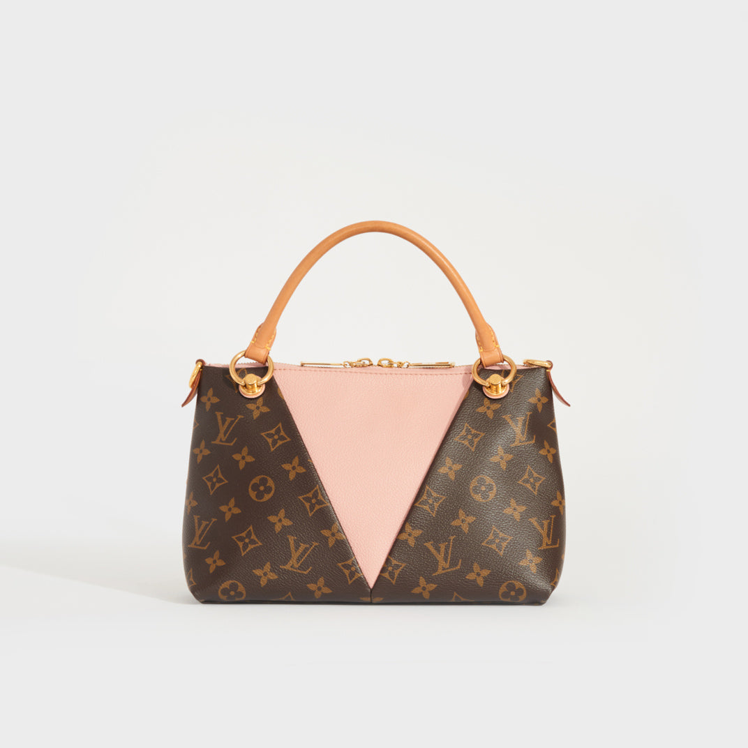 louis vuitton pink leather bag
