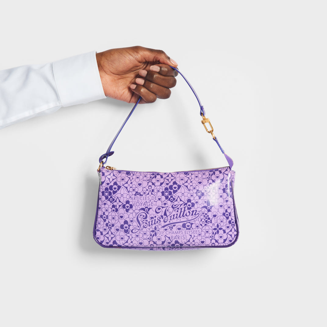 Blossom in Spring with the Louis Vuitton Flerus Pochette by Takashi Mu –  LuxeDH