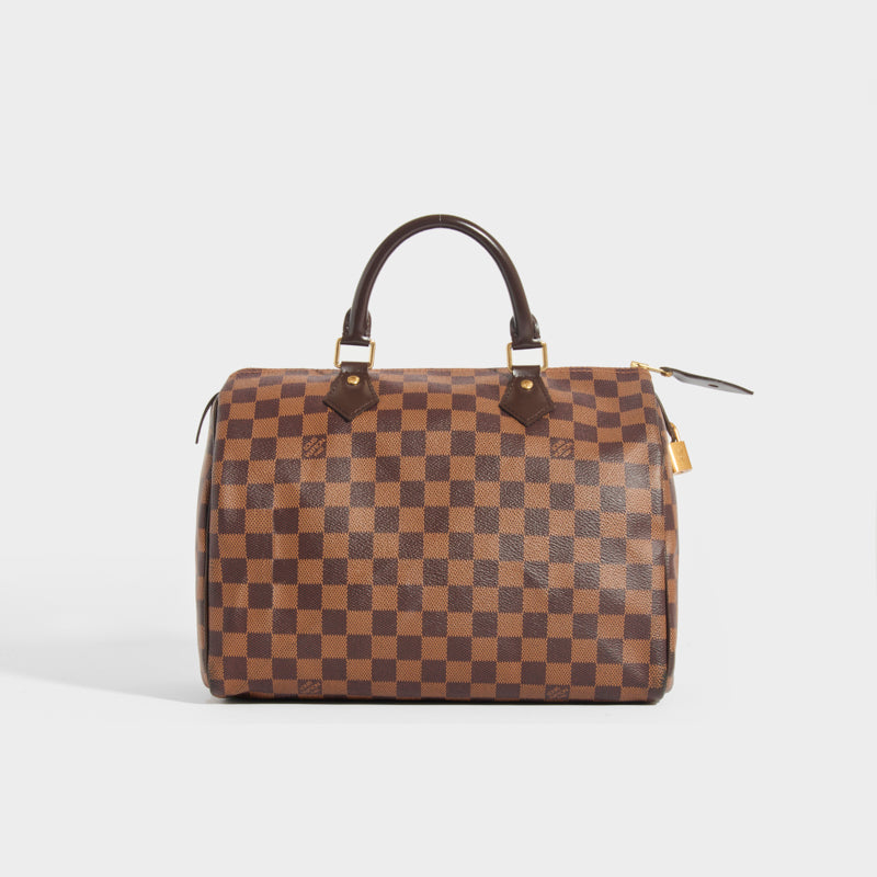 LOUIS VUITTON Speedy 30 in Damier Ebene Canvas COCOON