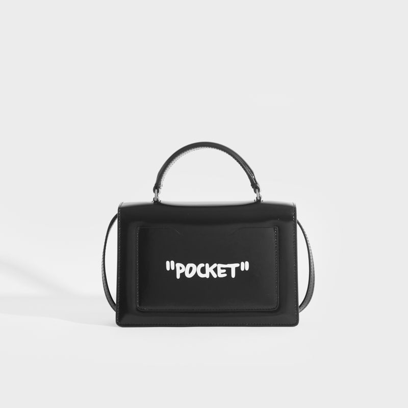OFF WHITE Jitney 1.4 Leather Shoulder Bag