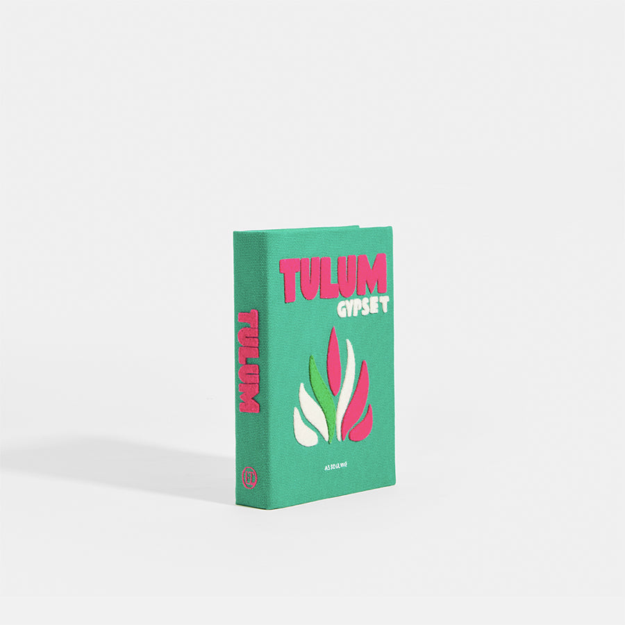OLYMPIA LE TAN Book Clutch Tulum in Green COCOON