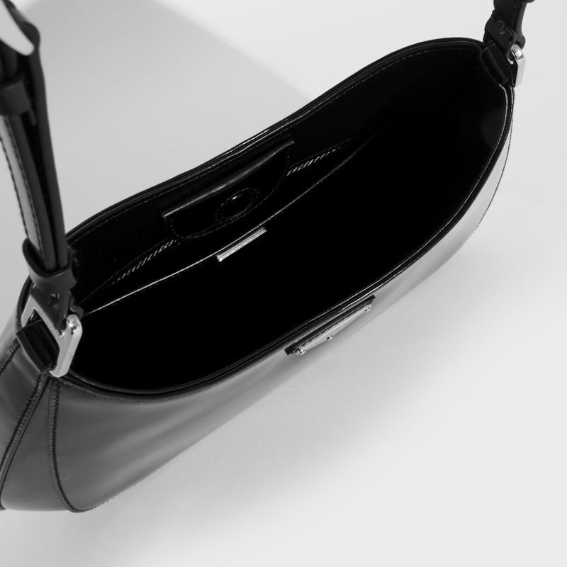 Cleo Large Shoulder Bag in Black