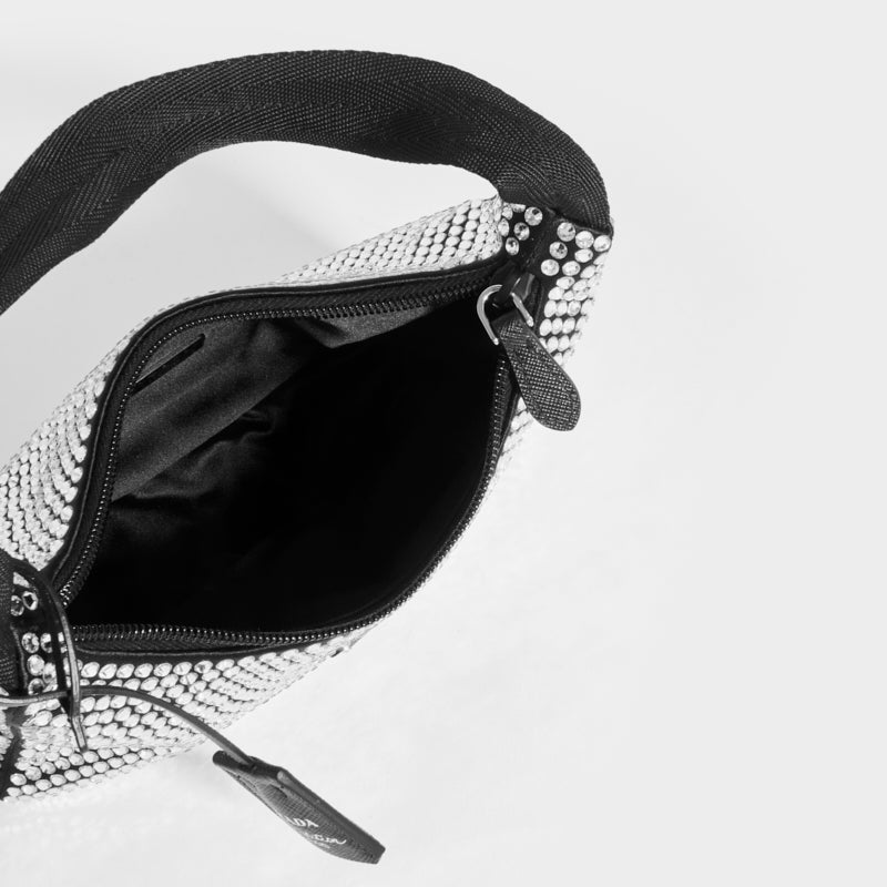 Hobo Re-Edition 2000 Nylon with Crystals in Black