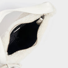 Load image into Gallery viewer, PRADA Re-Edition 2000 Shearling Shoulder Bag in White
