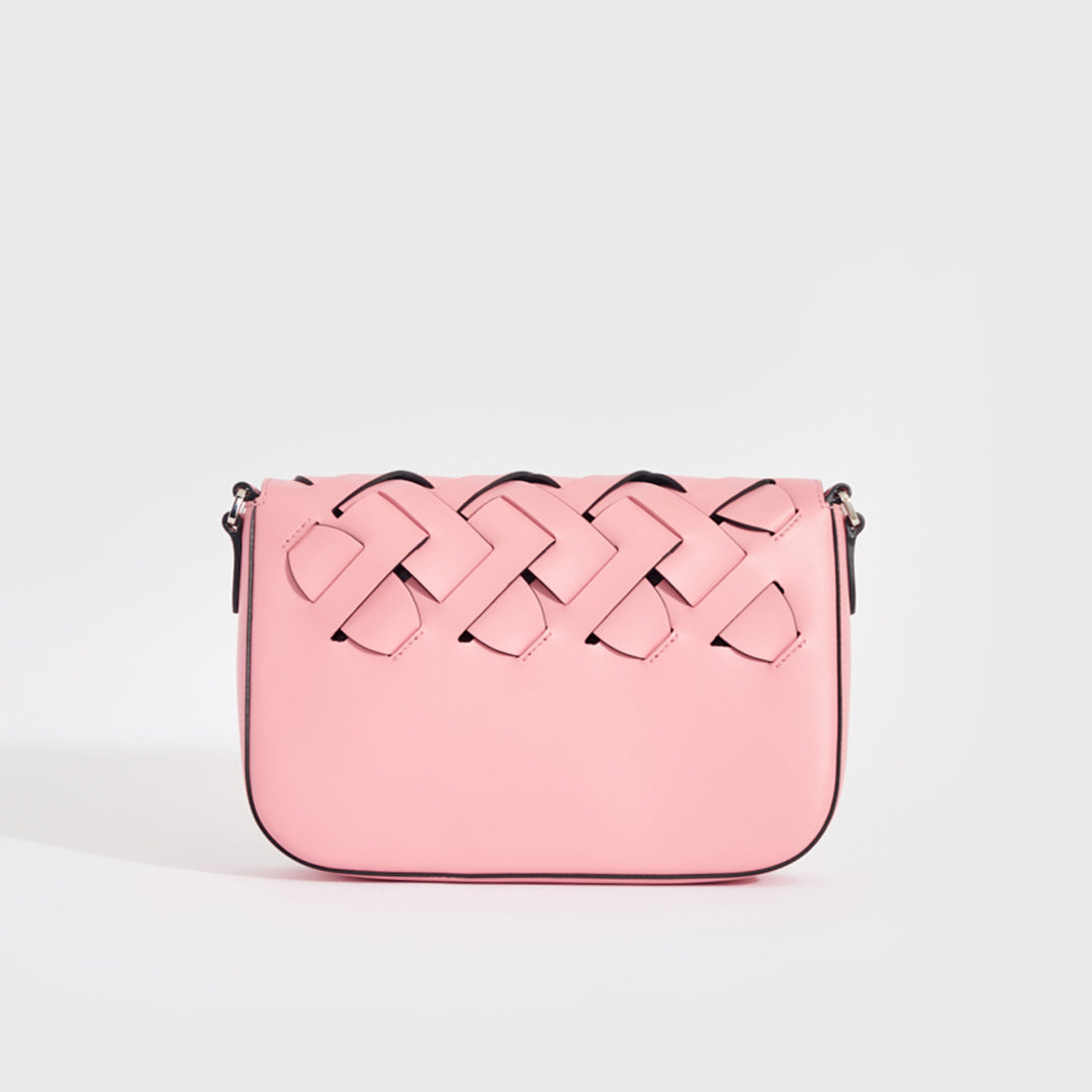 off white purse pink