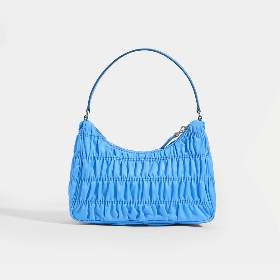Blue Prada Saffiano Lux Promenade Satchel – Designer Revival