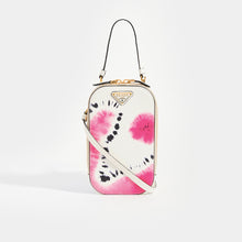 Load image into Gallery viewer, PRADA White Tie-Dye Mini Bag with pink, black and white detail
