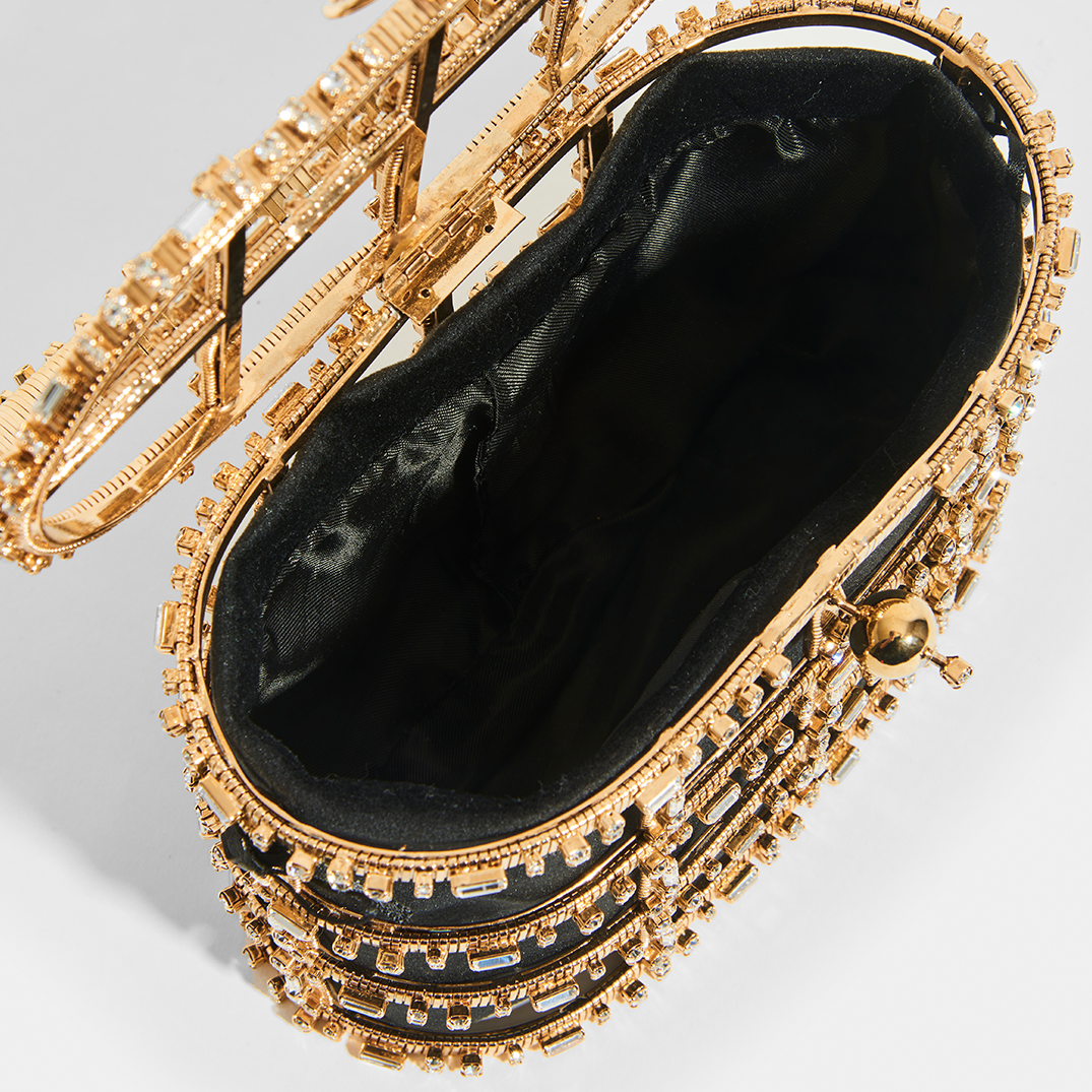 Vestale Embellished Bucket Bag