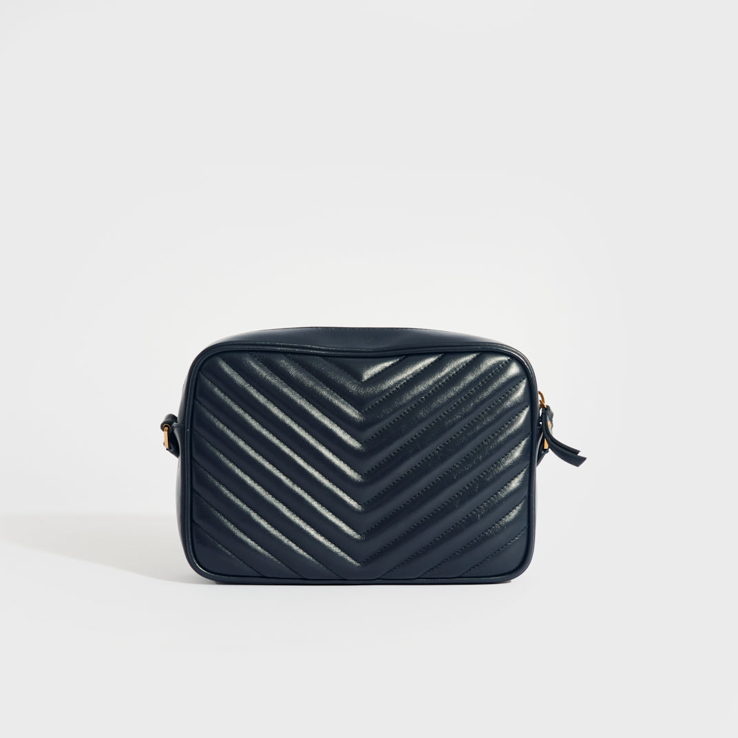 lou camera bag in quilted leather