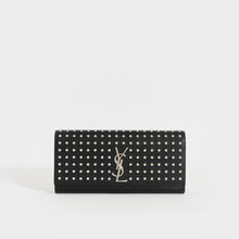 Load image into Gallery viewer, SAINT LAURENT Monogram Studded Clutch in Black
