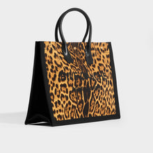 Load image into Gallery viewer, SAINT LAURENT Rive Gauche Tote Bag in Leopard Print