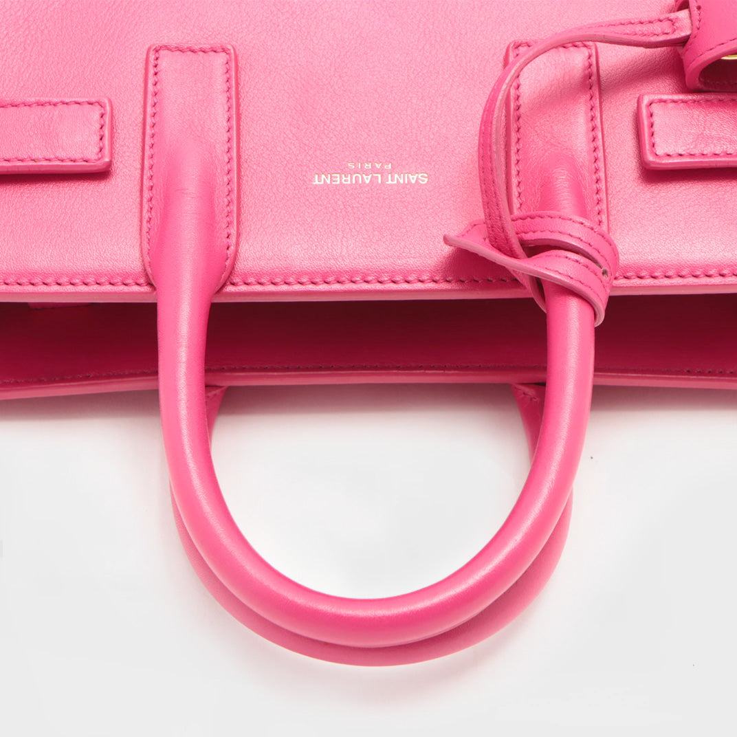 SAINT LAURENT Sac de Jour Nano shoulder bag in Pink