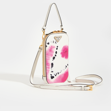 Load image into Gallery viewer, Side view of Prada White Tie-Dye Mini bag