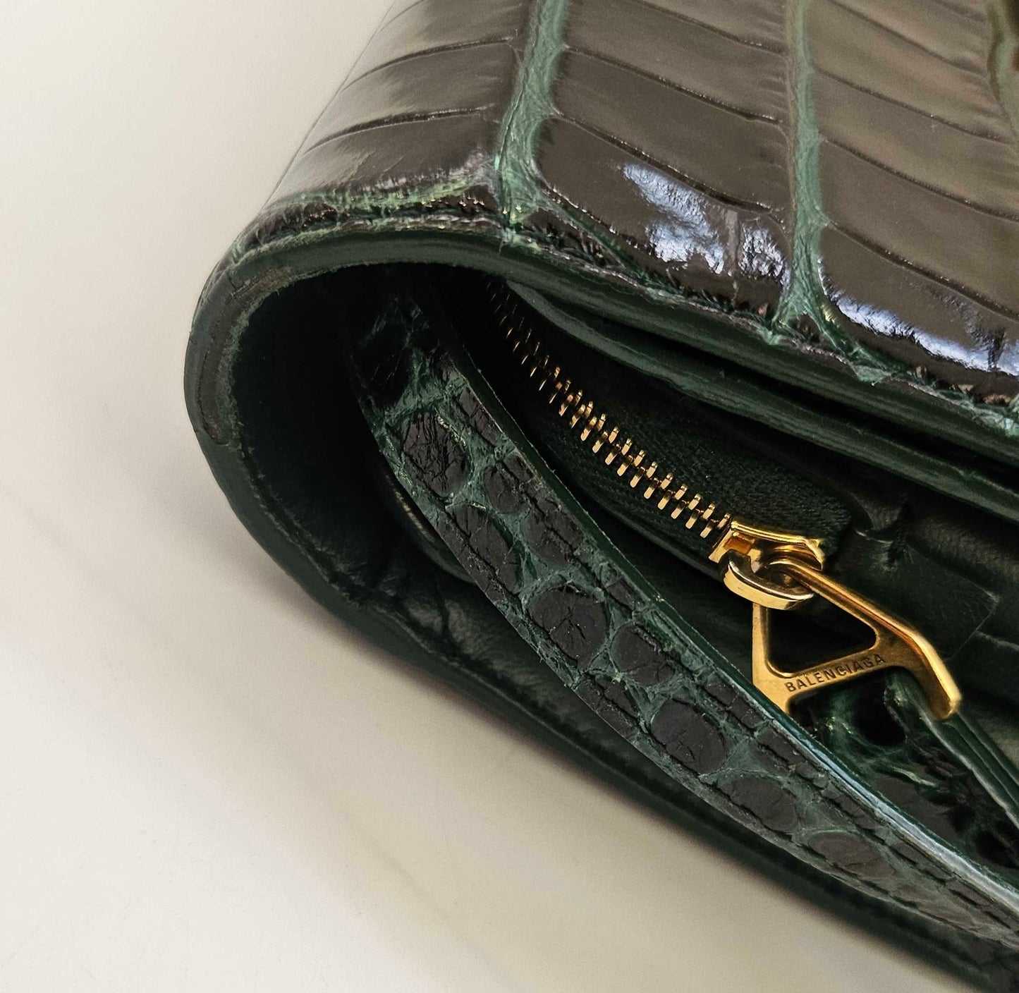 B Small Crossbody Bag in Dark Green [ReSale]