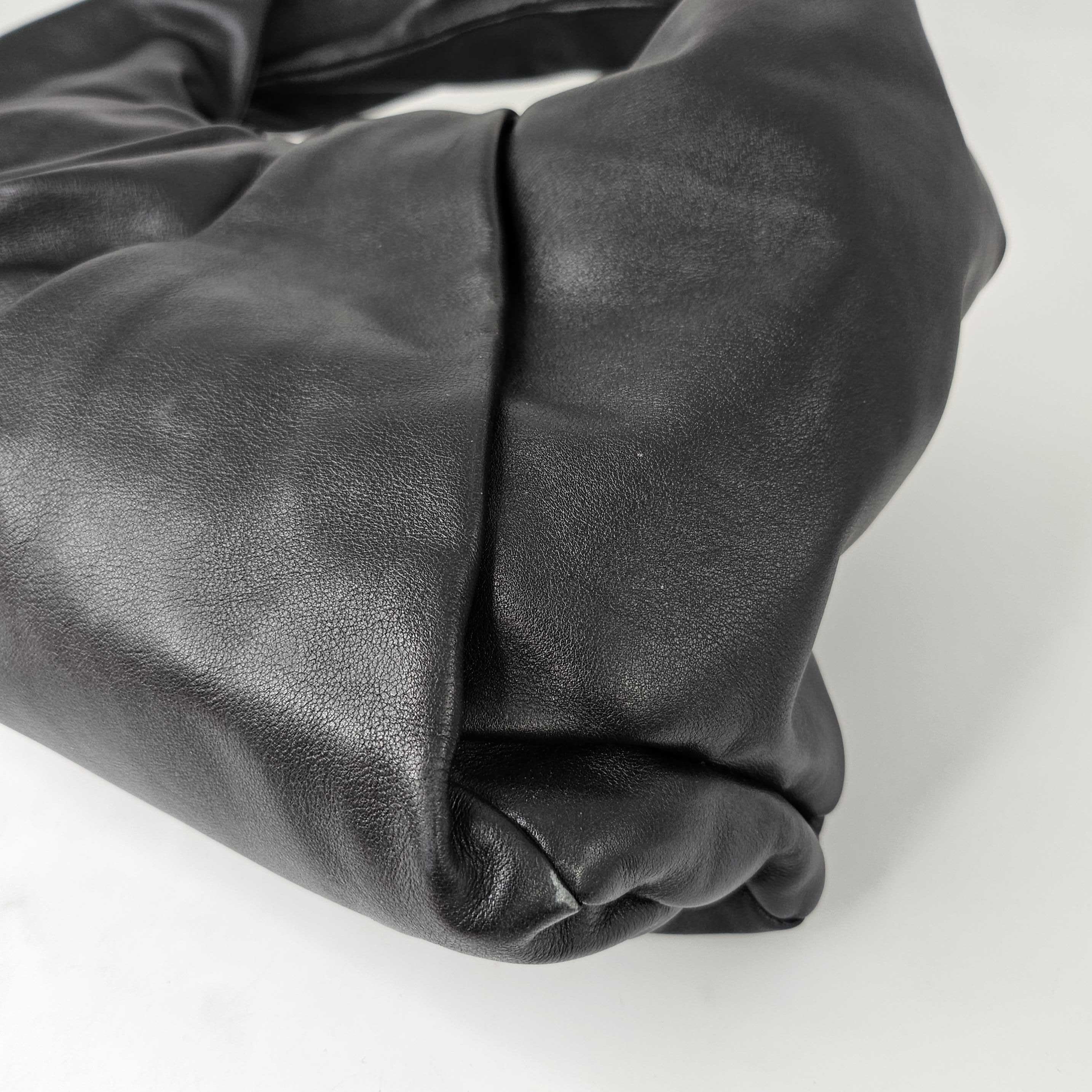 Medium Shoulder Pouch Leather Bag in Black [ReSale]