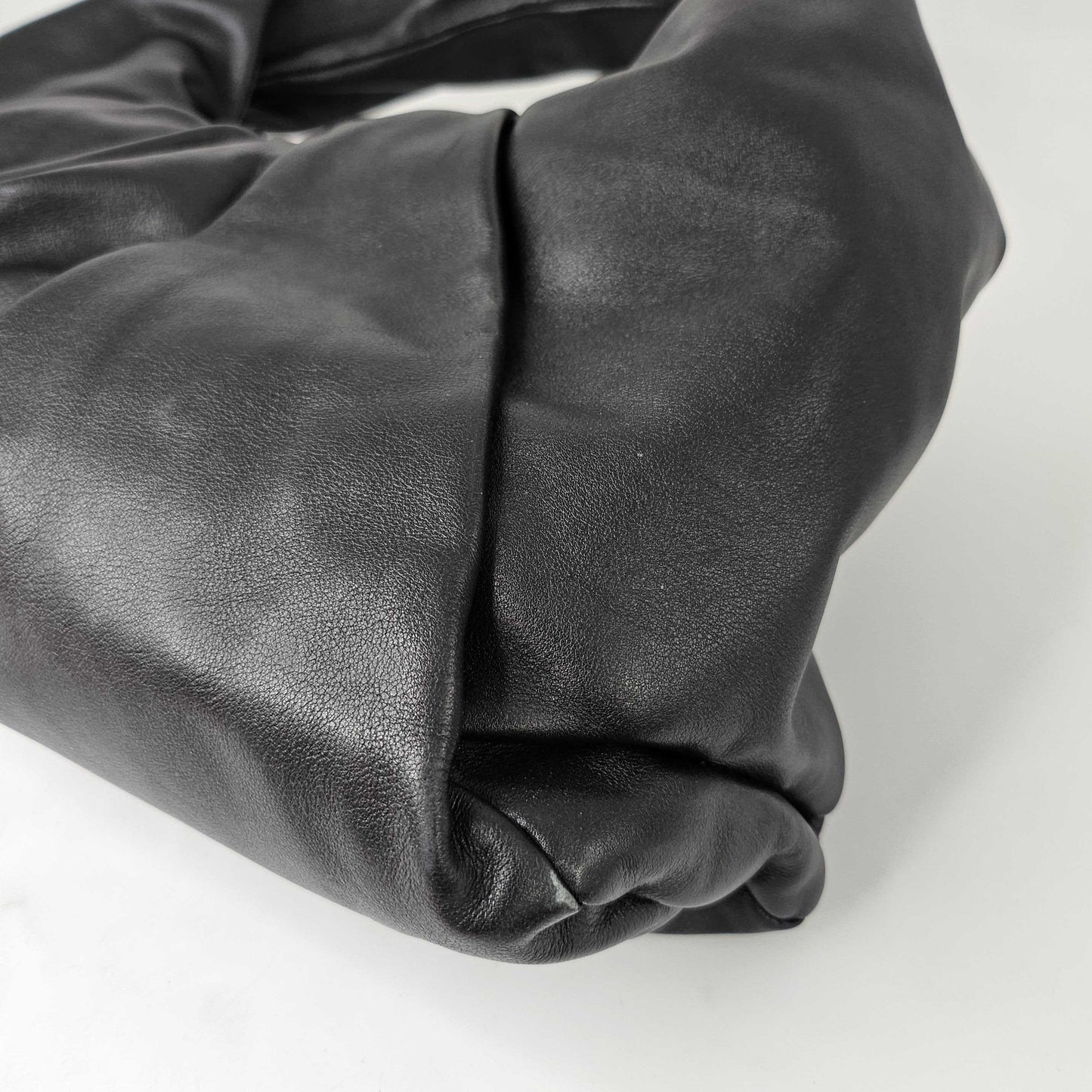 Medium Shoulder Pouch Leather Bag in Black [ReSale]