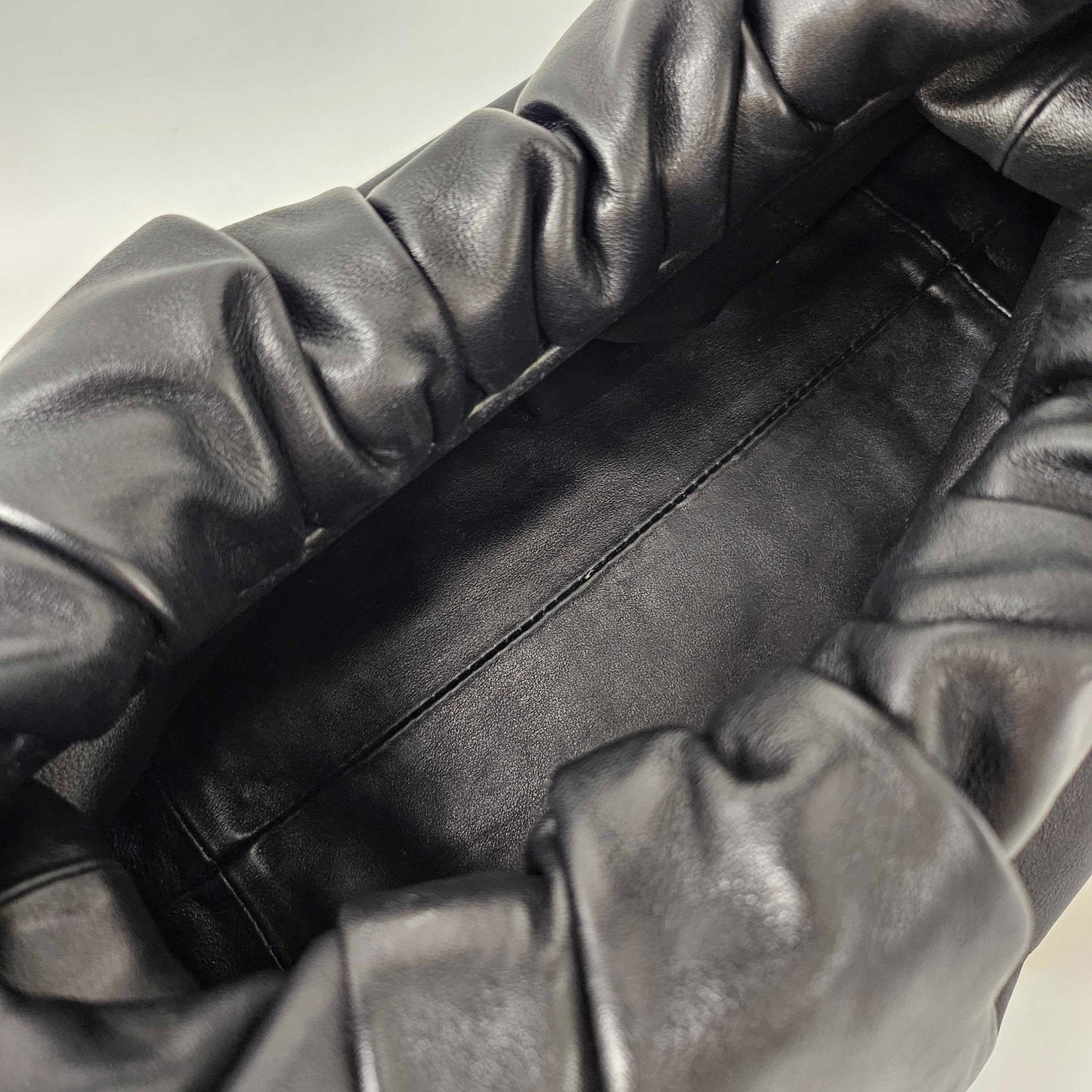 Medium Shoulder Pouch Leather Bag in Black [ReSale]