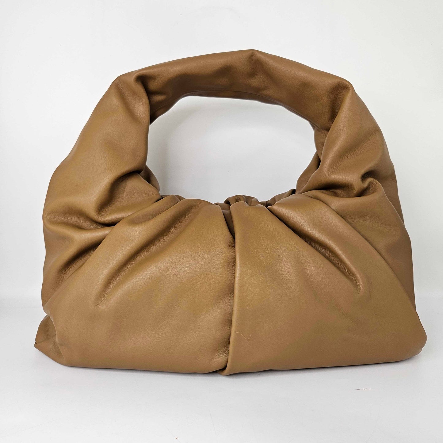 Medium Shoulder Pouch Leather Bag in Moutarde [ReSale]