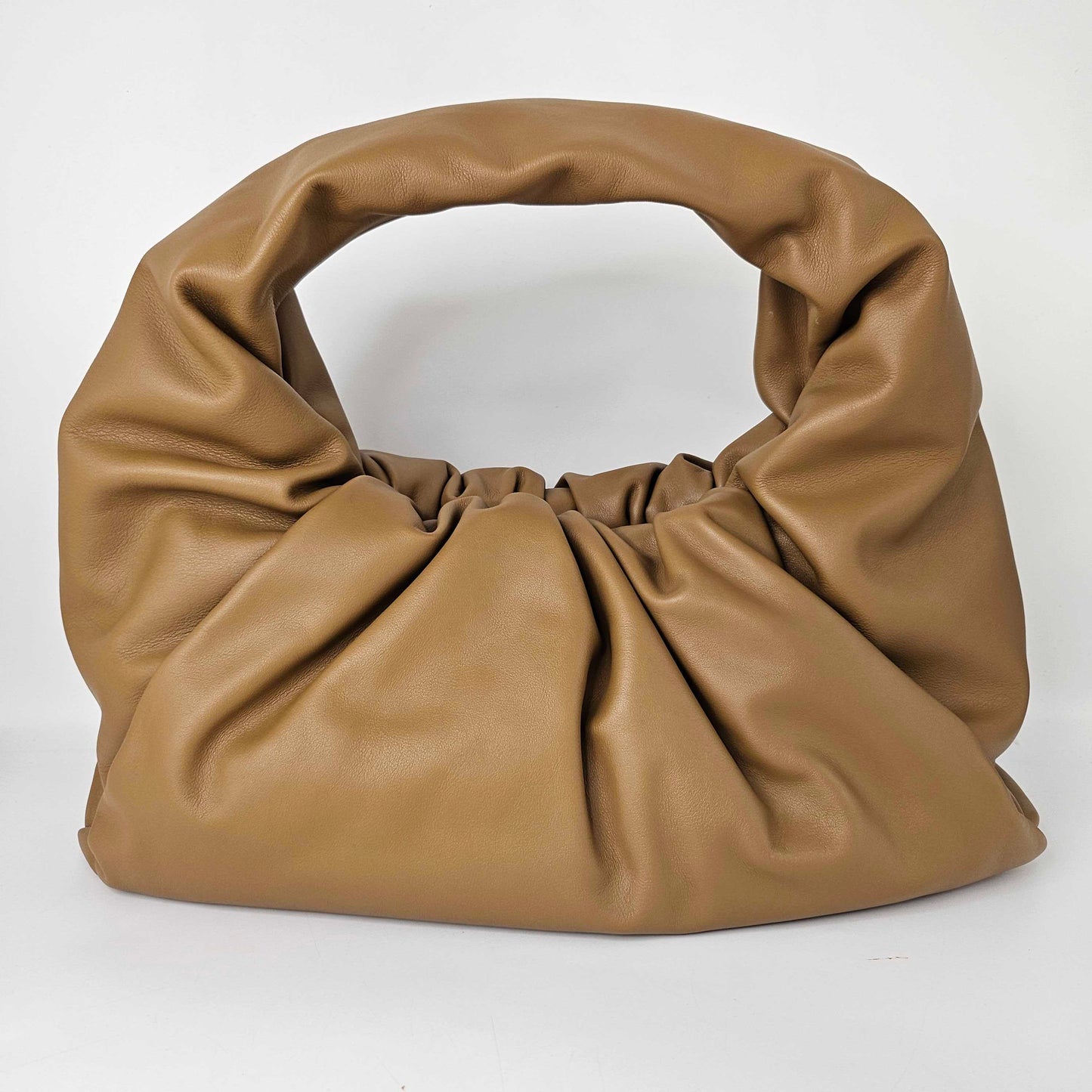Medium Shoulder Pouch Leather Bag in Moutarde [ReSale]